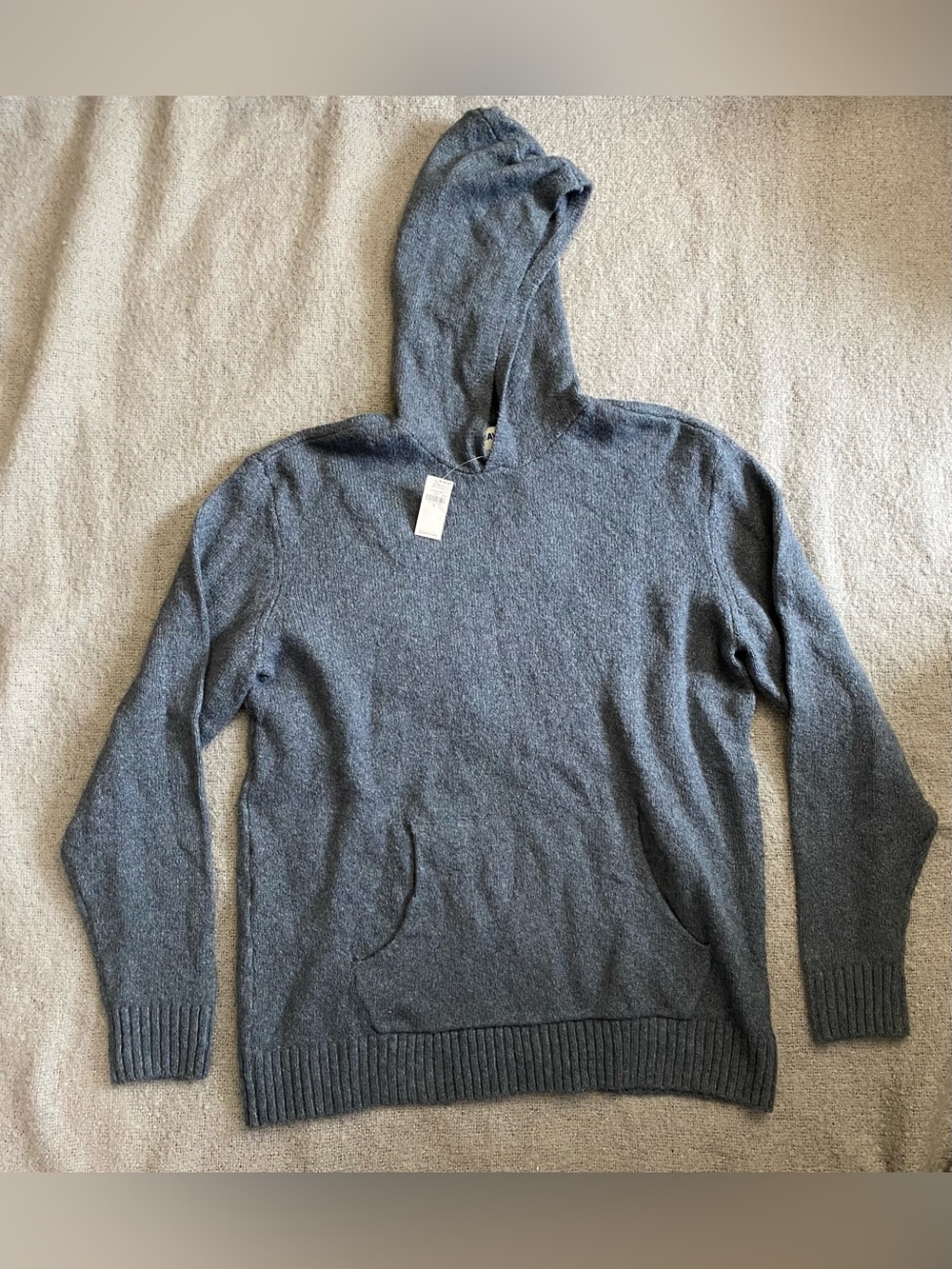 Old Navy Men's Hooded Crewneck Sweater - Heather Gray